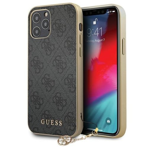 Funda iPhone 12 / 12 Pro Licencia GUESS tela negro
